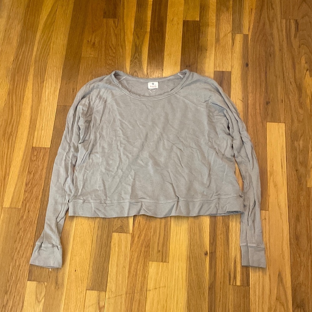Sundry Women’s Tan Long Sleeve Shirt Size 2